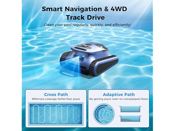 Automatic Robotic Pool Cleaner, 3 in 1