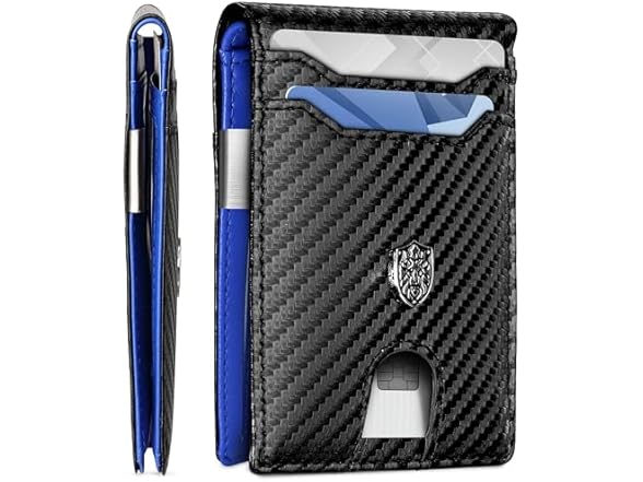 Slim Wallet RFID 12 Cards Holder