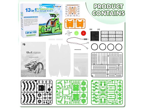 STEM 13-in-1 Education Solar Power Robots Toys