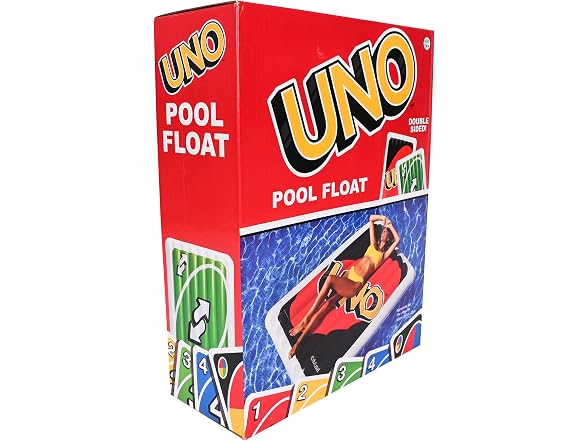 Uno Pool Float Giant Inflatable