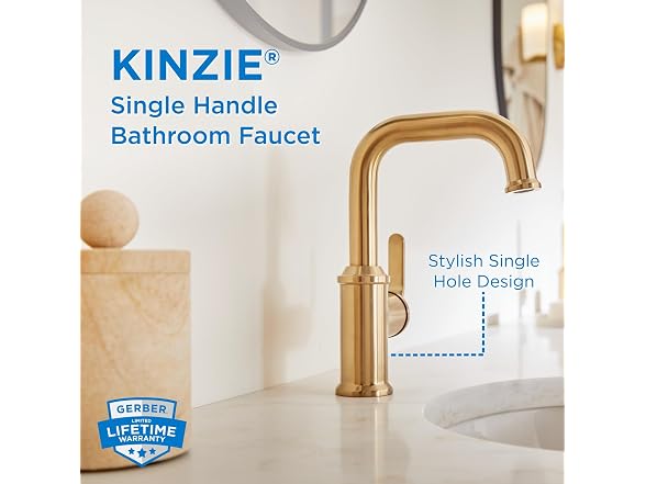 Gerber Kinzie Side Handle Bathroom Sink Faucet