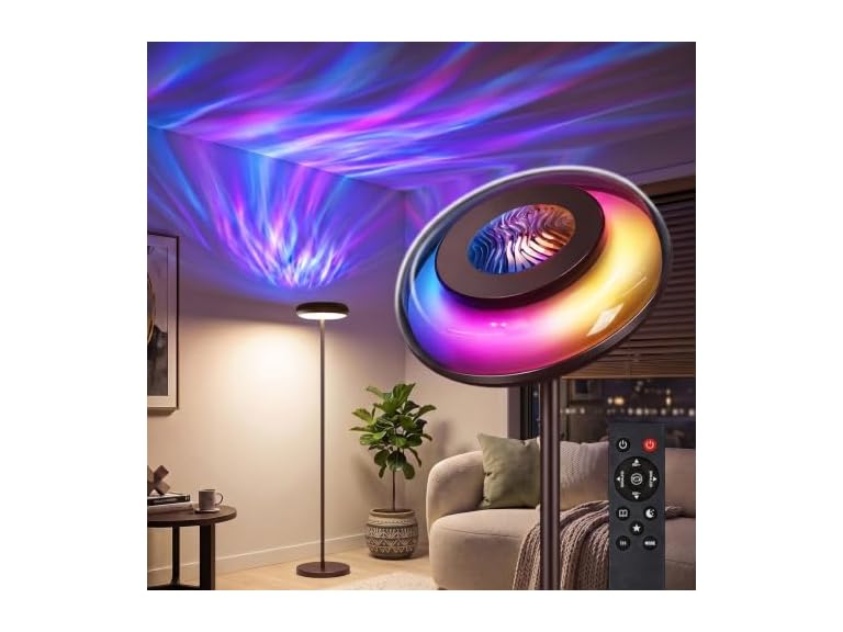 Bairth Ripple Floor Lamp, Bronze