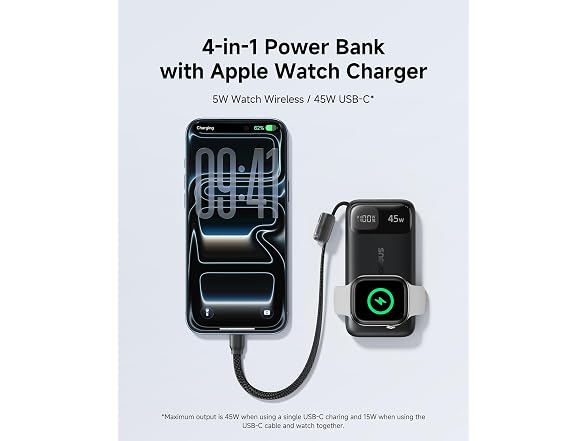 Baseus 10000mAh 45W PD Power Bank USB-C