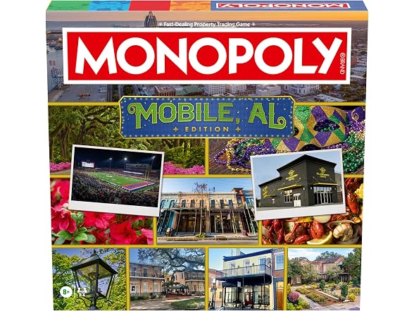 Monopoly Board Game – Mobile, AL Edition