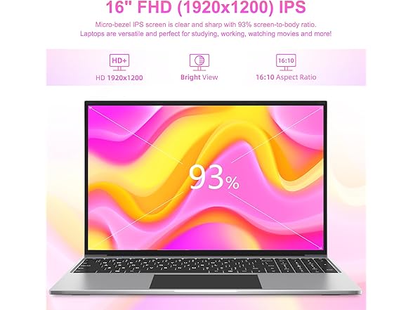 Jumper Laptop 16”, 16GB DDR5 512GB SSD