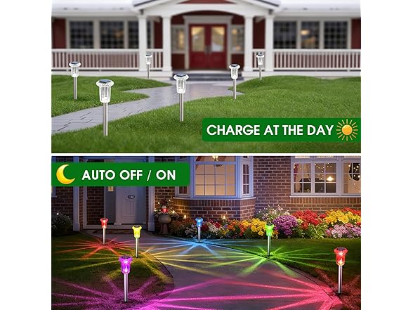 Solar Outdoor Lights RGB