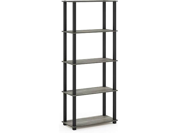 Furinno Turn-S-Tube 5-Tier Shelf Oak