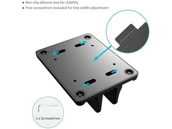 Fancial Vertical Laptop Stand, Adjustabl