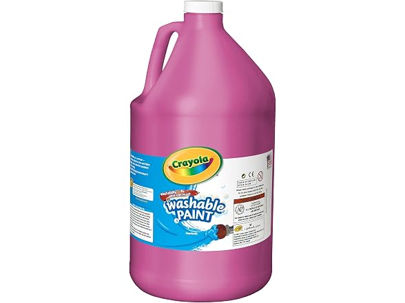 Crayola Washable Paint, Magenta, 1 Gal Bottle