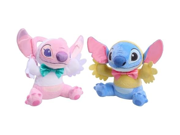 Disney Stitch & Angel Easter Small Plush 2-PK