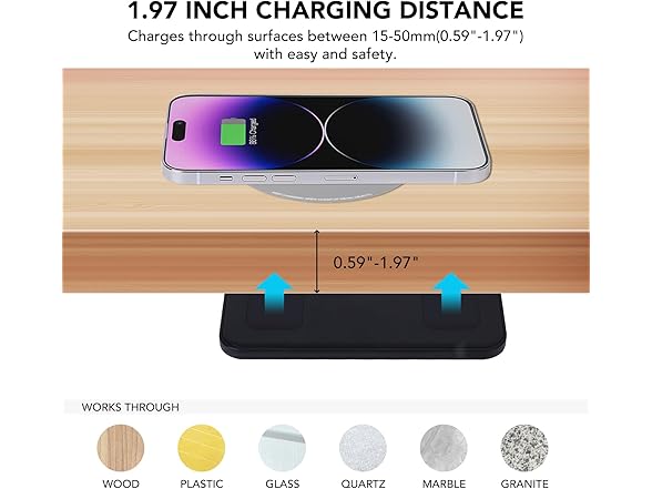 NiiTTER 1.97" Invisible Wireless Charger