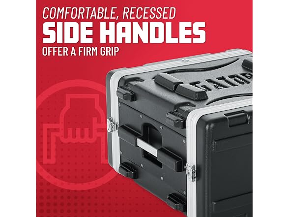 Gator Cases Lightweight Molded 6U Rack