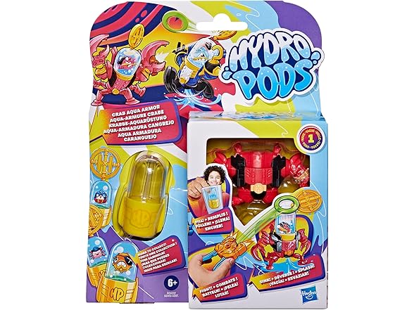 Hasbro Hydro Pods Crab Aqua Armor Toys