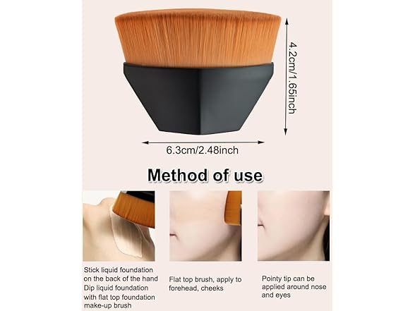 AKOAK 1 Pack Magic Foundation Brush