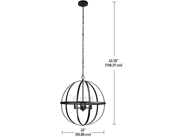 Globe Electric 65295 Juliette 4-Light Ch