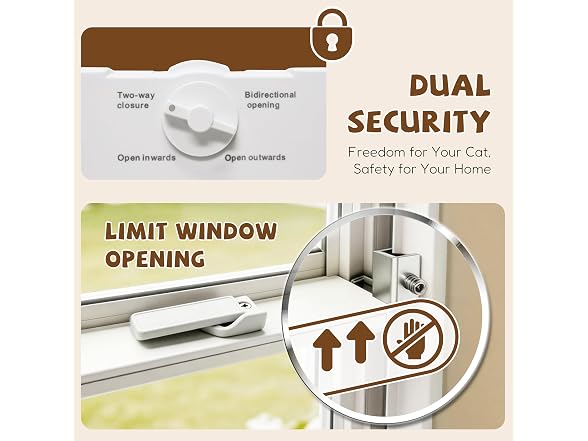 Full-Size 32"-36" Window Pet Door