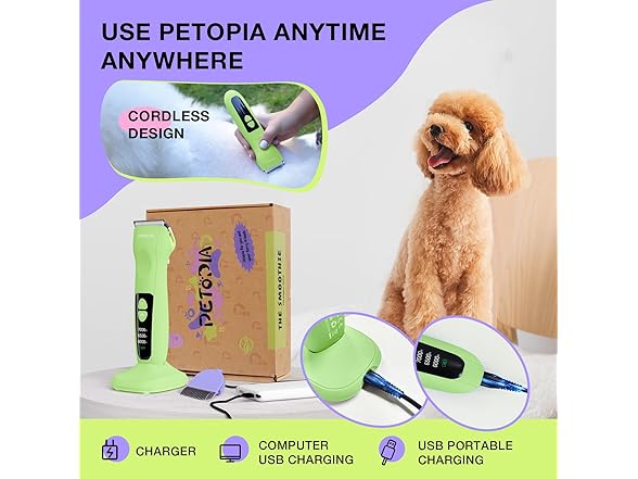 Petopia Professional Dog Clippers for Gr