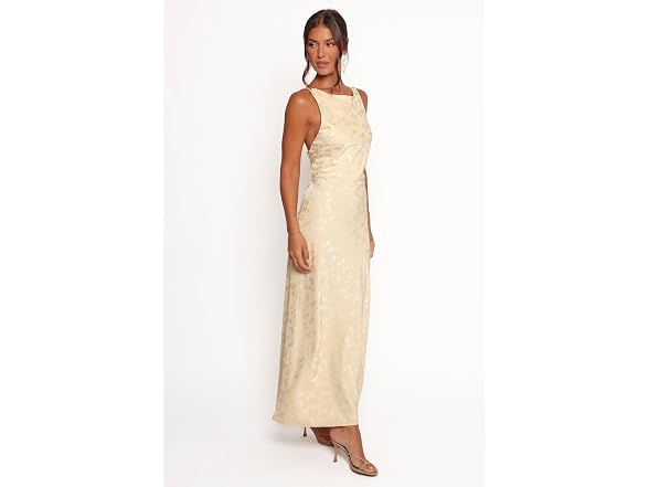 Petal & Pup Women's (M) Malie Maxi Dress - Lemon M