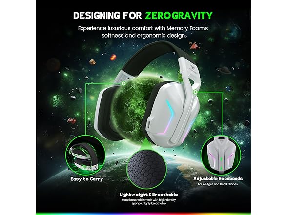 WESEARY Wireless Gaming Headset | XBox Series X|S | PC