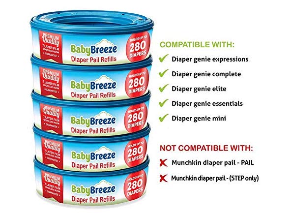 diaper genie pail refills