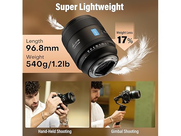 SIRUI Aurora 85mm F1.4 Full Frame Auto Focus Lens