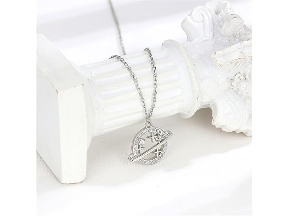 colobublie Saturn Crystal Necklace