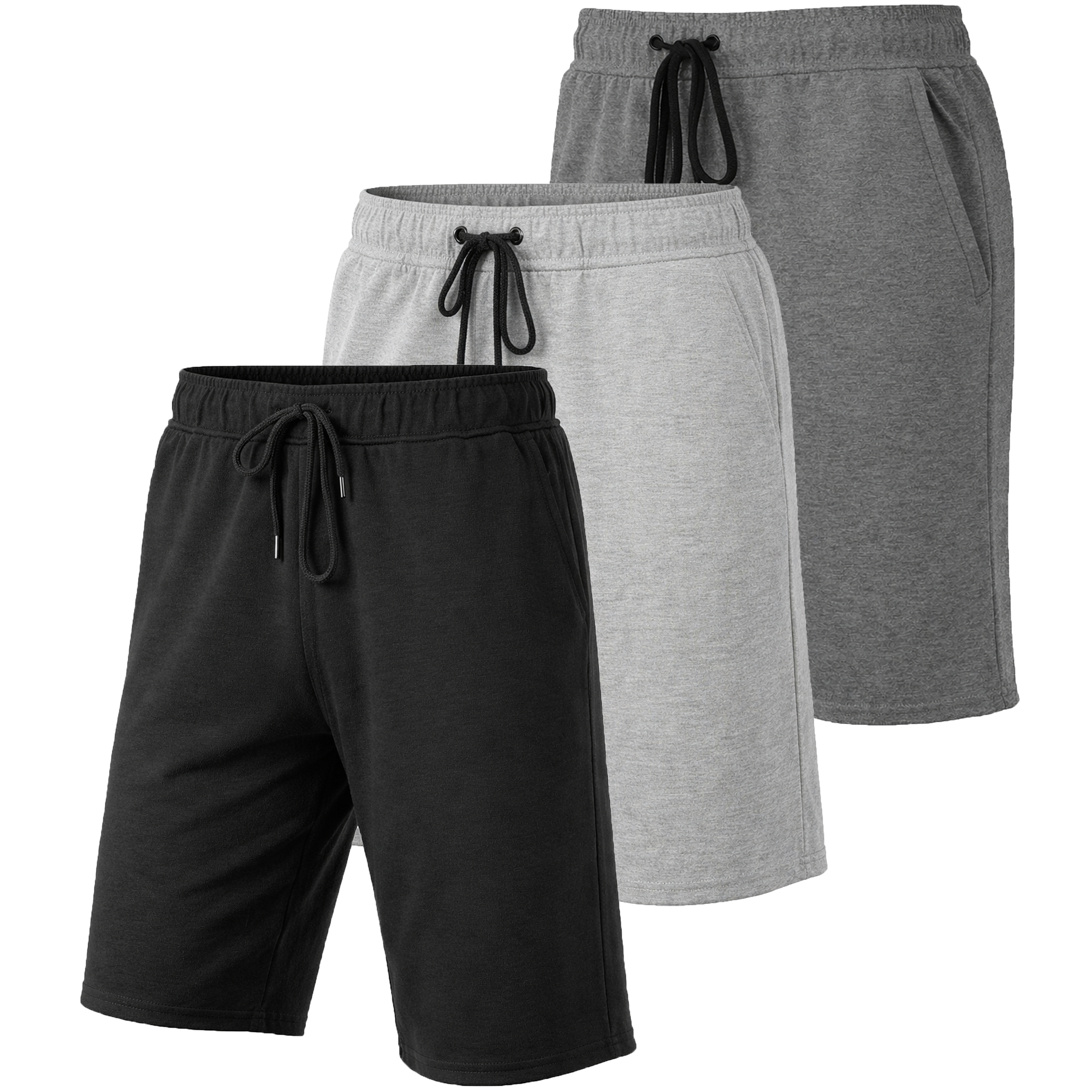 3Pk Mens T/F Performance Shorts - Gallery 9