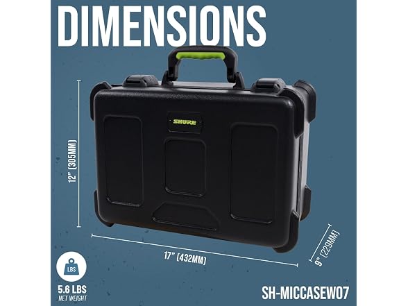 Shure by Gator Molded Microphone Case
