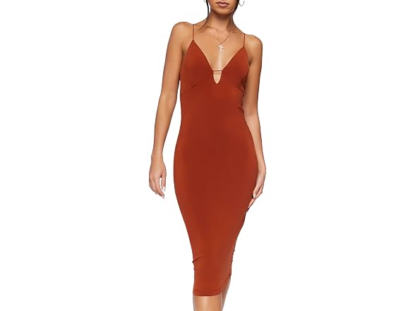 Forever 21 (S) Cami Midi Bodycon Dress