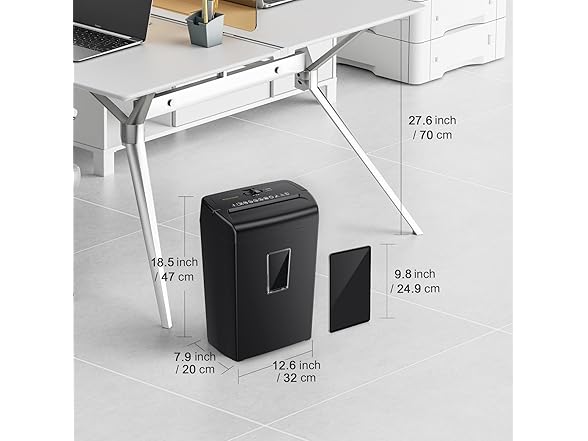 Bonsaii 10-Sheet Cross Cut Paper Shredder