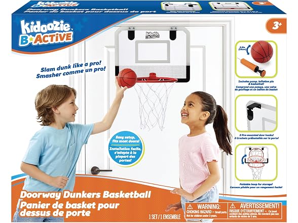 Kidoozie B*Active Doorway Dunkers Basketball