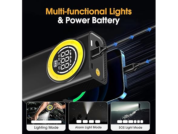 FLYKID Tire Inflator Portable Air Compressor