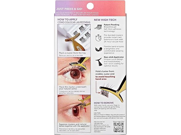 Kiss Impress Voluminous Lash Clusters 30 Count