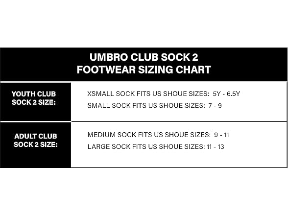 Umbro Mens Club Ii Sock (Large)