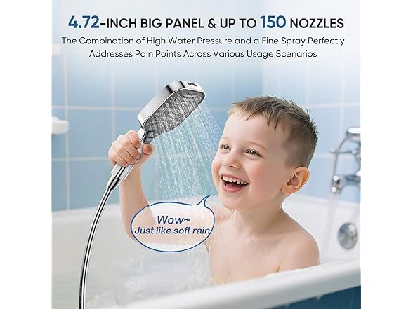 High Pressure 8-mode Handheld Shower Head