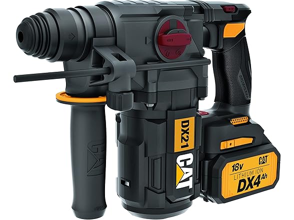 CAT DX21 18V 1in SDS-Plus Rotary Hammer Drill Kit