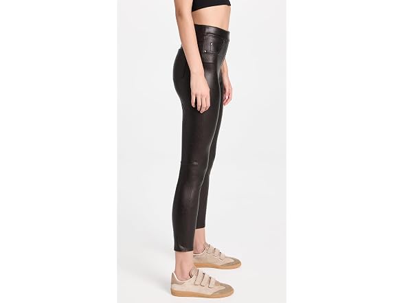 Spanx Women (S) Leather Like Ankle Skinny Pants