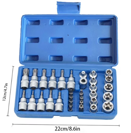 34-Piece Star Bit Socket & Ratchet Set - Gallery 8