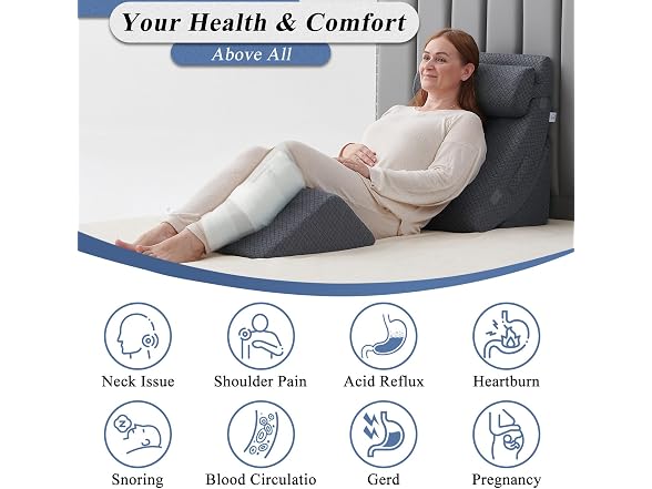 Axelrod 4-Pc Orthopedic Bed Wedge Set