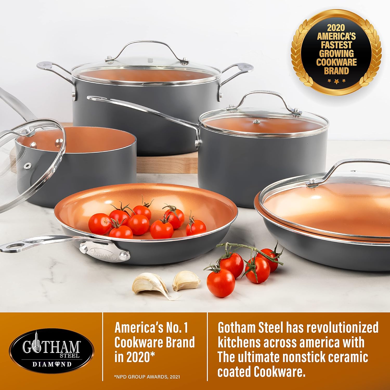 Gotham Steel Non-Stick Frying Pan - Gallery 8