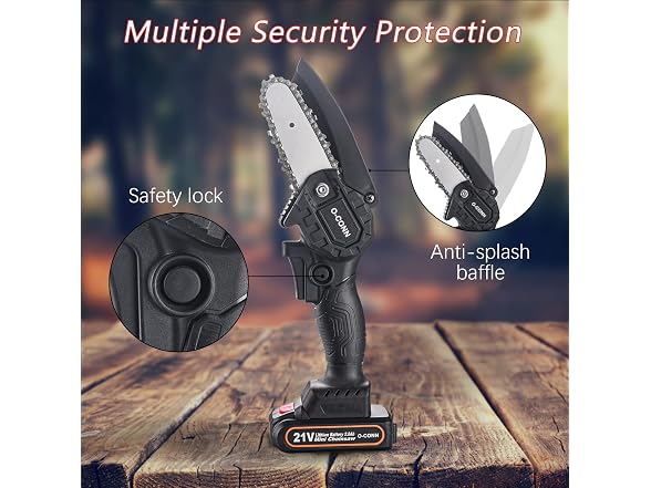 O-CONN 4" Cordless Mini Chainsaw