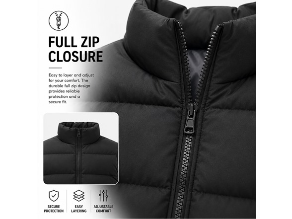 Mens Heavyweight Puffer Bubble Vest