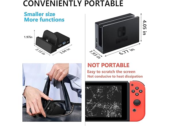 BOLT AXTION Ultimate Portable Switch Dock