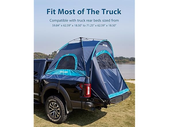 Golabs Truck Bed Tent for 5-6 Ft Bed