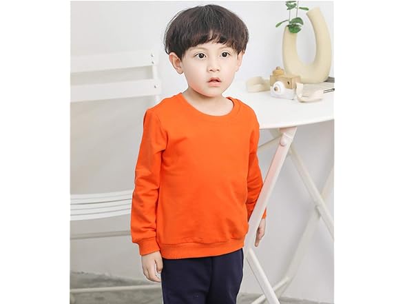 DCUTERQ Boys' Crewneck Thin Sweatshirt
