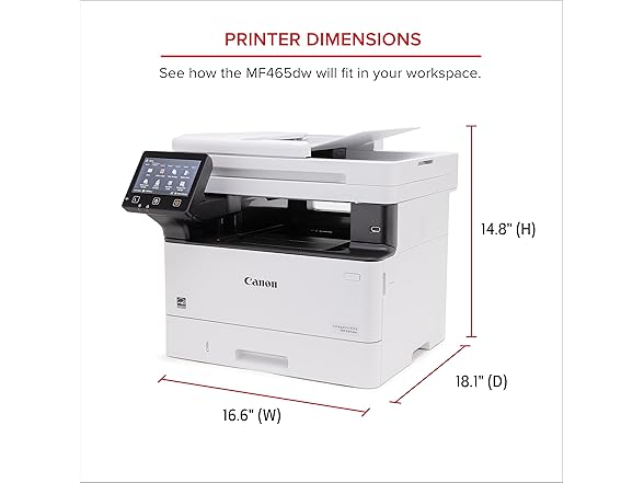 Canon imageCLASS MF465dw Monochrome Laser Printer