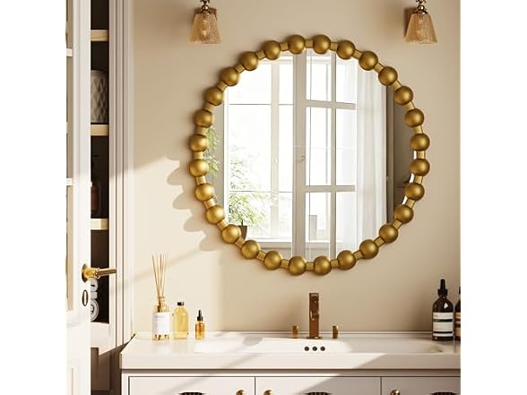 Easly Round Mirror for Wall