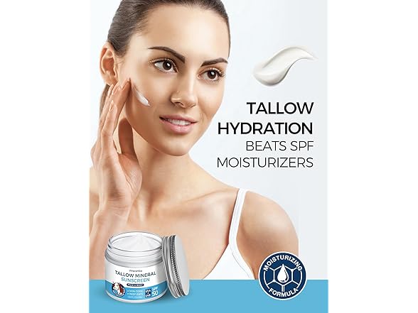Organic Beef Tallow Sunscreen-SPF 50