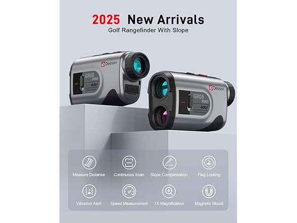 Golf Rangefinder with Slope,7X 1300Yards