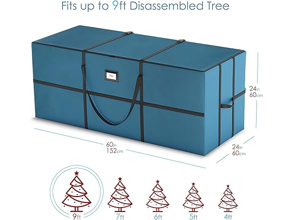 Hearth & Harbor Christmas Tree Storage Bag 9'